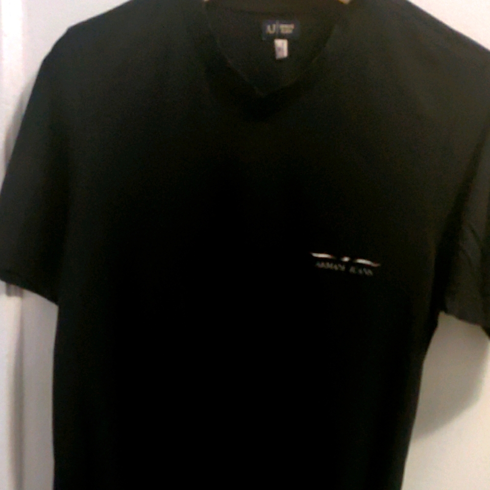 Armani Jeans Med Blk VNeck Med